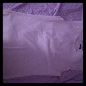 Fancy white wide sleeved tank